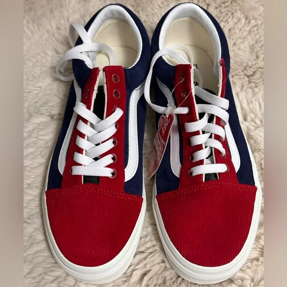 NWT Vans Old Skool Color Block Corduroy Sneakers